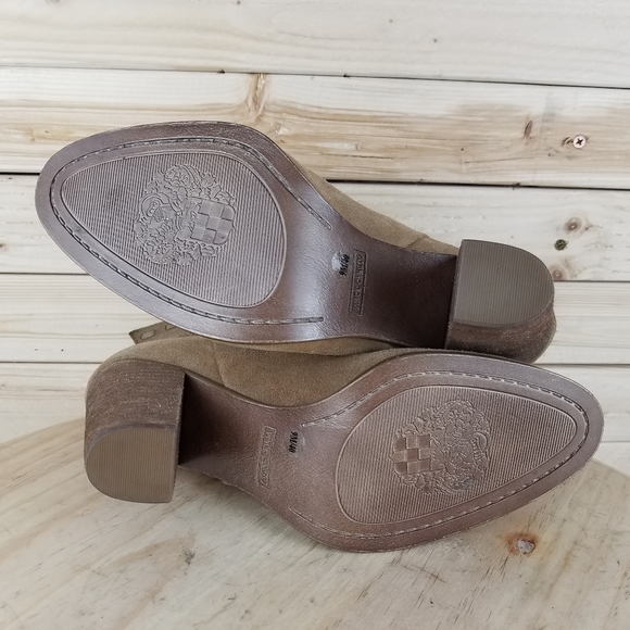 Vince Camuto FRETZIA Perforated Suede/Leather Western Ankle Boots Booties 9M NEW - Picture 12 of 12